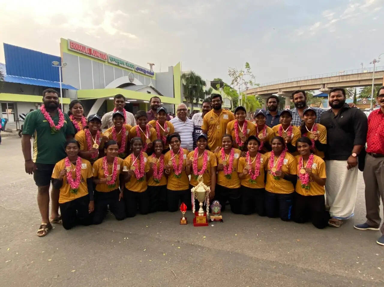 ദേശീയ സീനിയർ ബേസ്ബോൾ ജേതാക്കൾക്ക് ഉജ്വല സ്വീകരണം